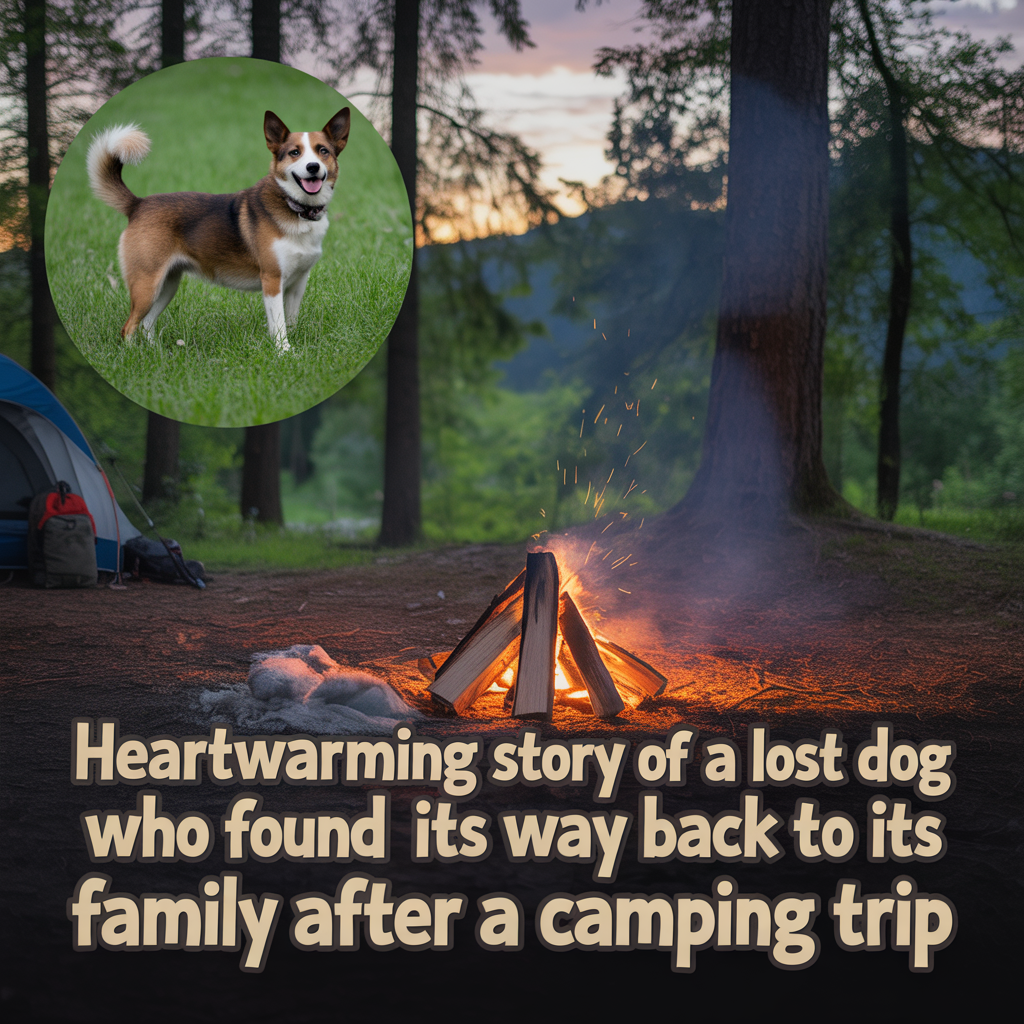 Heartwarming Story of a Lost Dog Who Found Its Way Back to Its Family After a Camping Trip