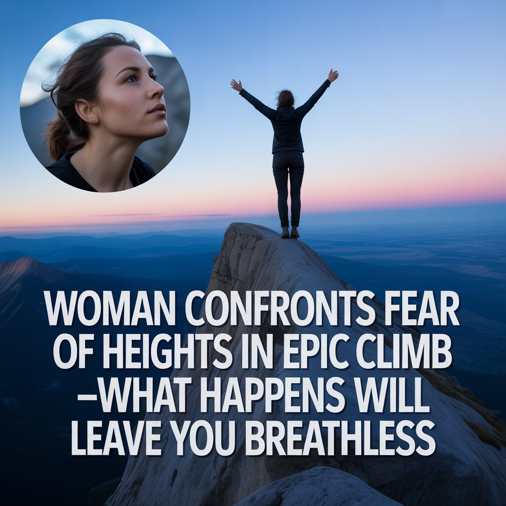 Woman Confronts Fear of Heights in Epic Climb—What Happens Will Leave You Breathless