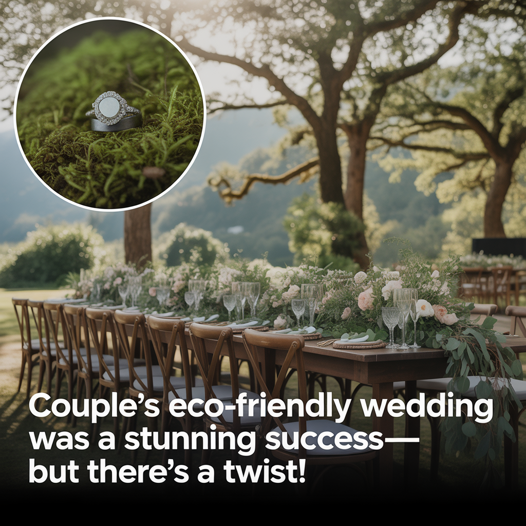 Couple’s Eco-Friendly Wedding Was a Stunning Success—But There’s a Twist! - Travel vibes Plan Your Next Adventure Couple’s Eco-Friendly Wedding Was a Stunning Success—But There’s a Twist! | Travel vibes Plan Your Next Adventure