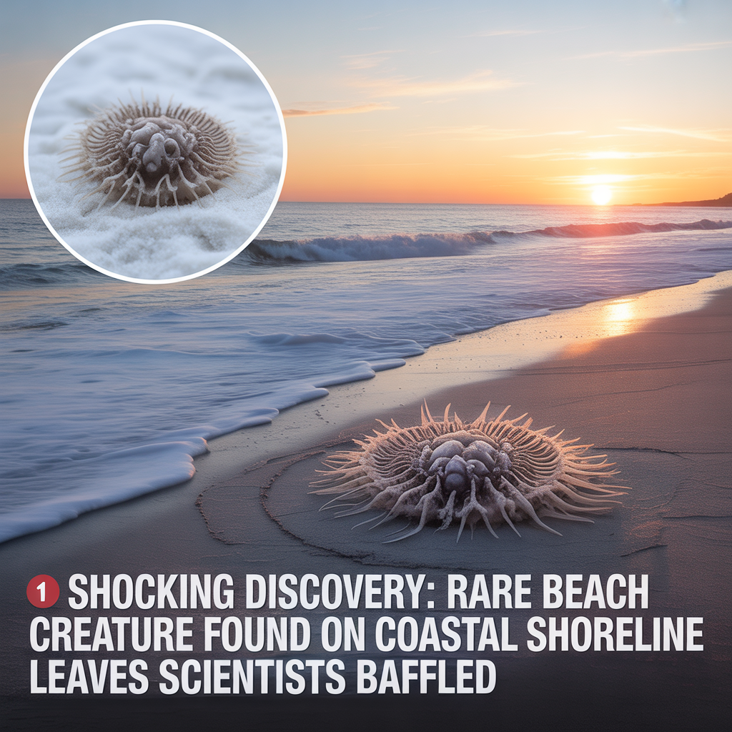 Shocking Discovery: Rare Beach Creature Found on Coastal Shoreline Leaves Scientists Baffled