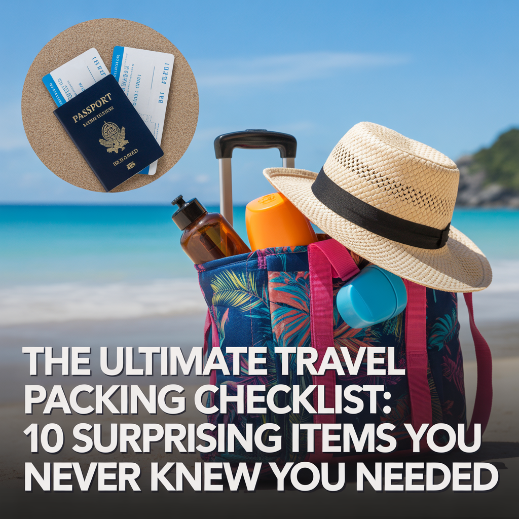 The Ultimate Travel Packing Checklist: 10 Surprising Items You Never Knew You Needed