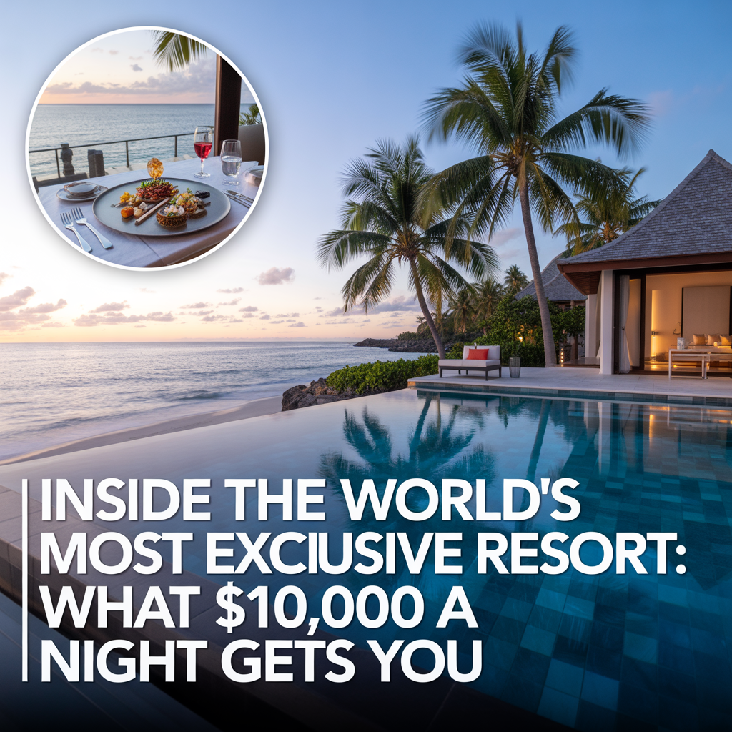 Inside the World's Most Exclusive Resort: What $10,000 a Night Gets You